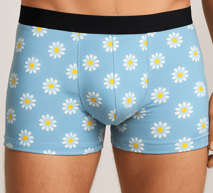 Tester 1 - Finished men's underwear made from the pattern